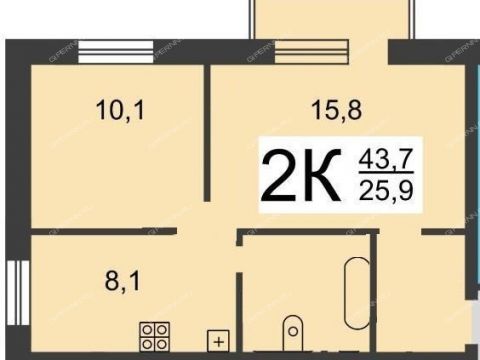 2-komnatnaya-ul-gruzinskaya-d-30a фото
