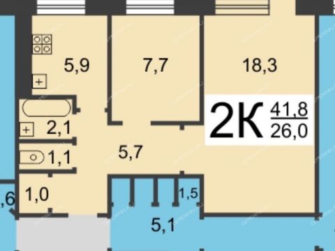 2-komnatnaya-ul-voennyh-komissarov-d-5 фото