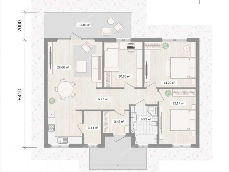 дом на Владыкино микрорайон деревня Кожевенное