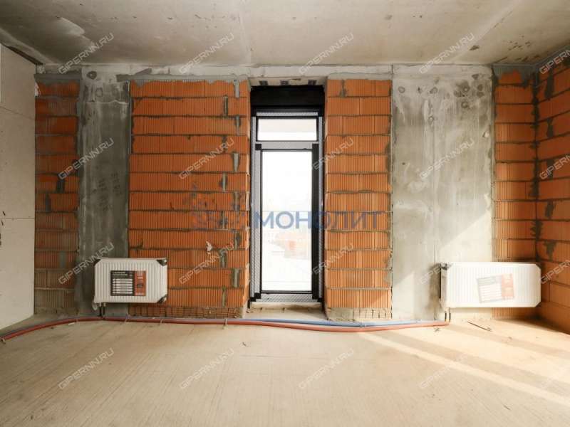 трёхкомнатная квартира в новостройке на Октябрьской улице дом 21