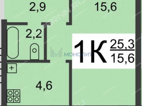 1-komnatnaya-ul-afanaseva-d-3 фото