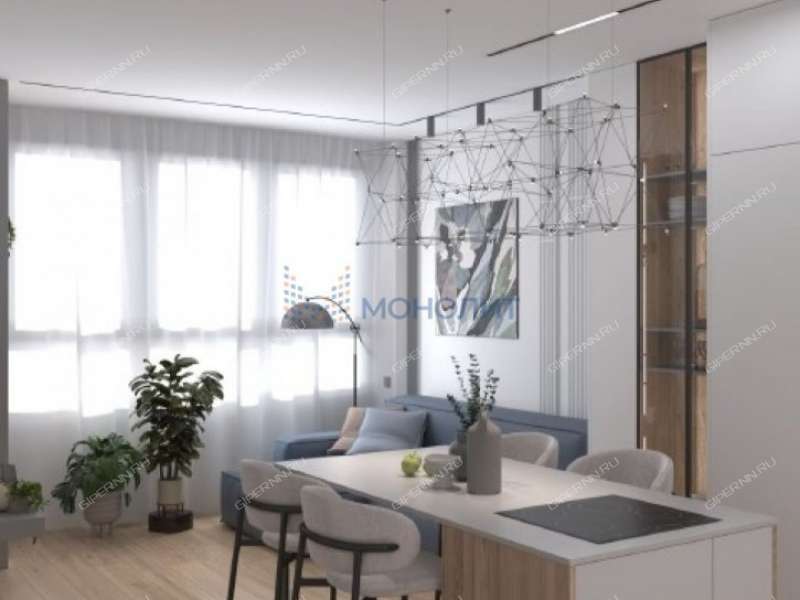 трёхкомнатная квартира на улице Белинского дом 66