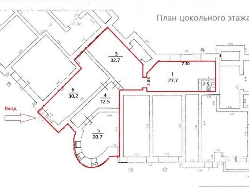 помещение под офис на 3-я Ямская ул, д. 12/1