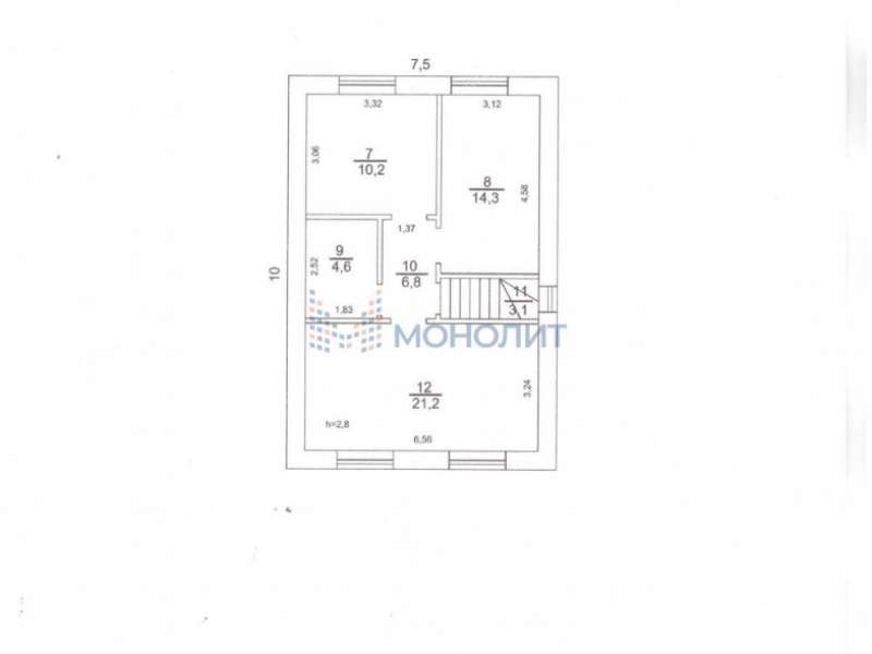 коттедж на улице Придорожная городской округ Бор