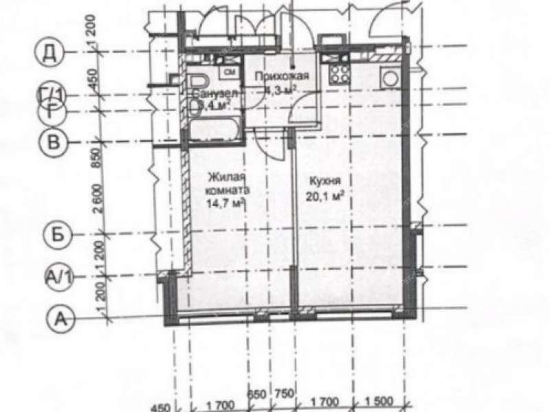 однокомнатная квартира на улице Новокузнечихинская дом 7