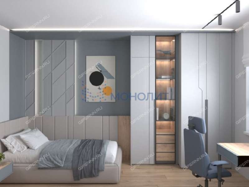 трёхкомнатная квартира на улице Белинского дом 66