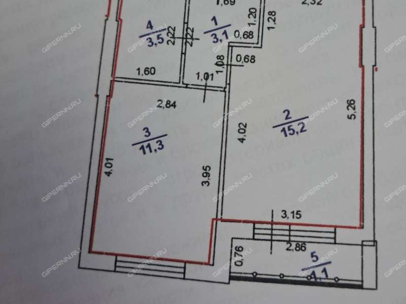 однокомнатная квартира в 6-м микрорайоне дом 35 город Кстово