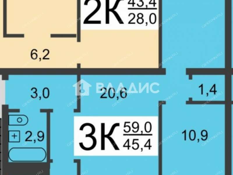 трёхкомнатная квартира на Автомеханической улице дом 22