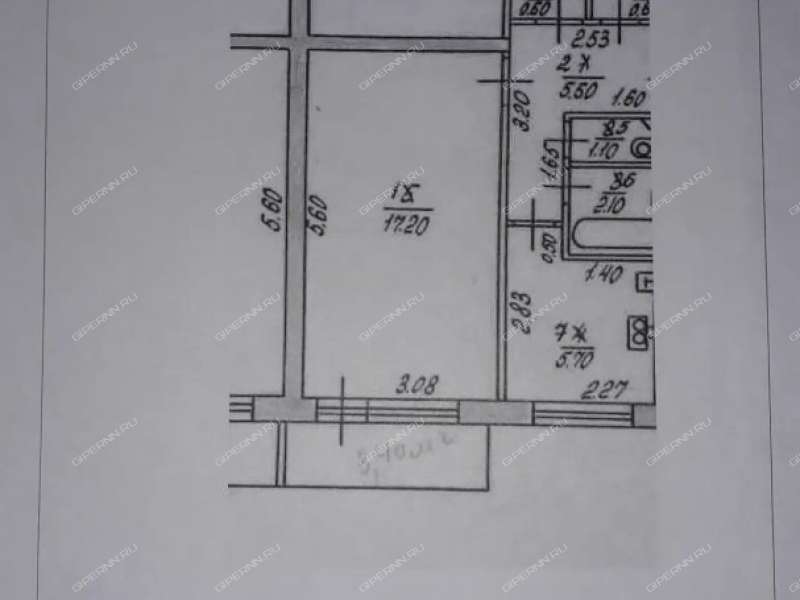 однокомнатная квартира на Фруктовой улице дом 7 к1