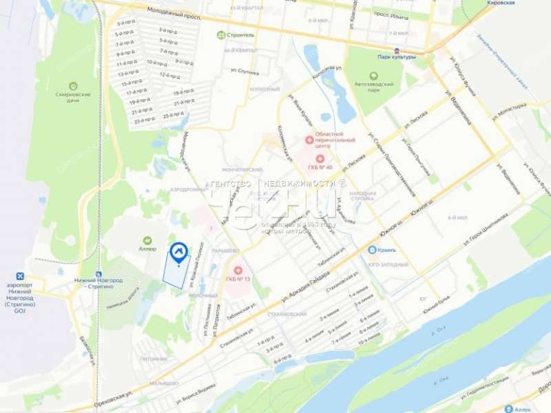 однокомнатная квартира в новостройке на Зеленхозовской улице