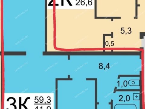 3-komnatnaya-ul-bubnova-d-7 фото