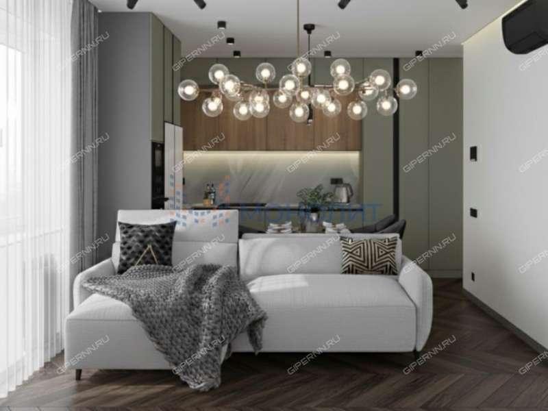 однокомнатная квартира на улице Композитора Касьянова дом 11