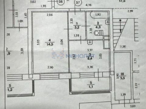 1-komnatnaya-ul-bogorodskaya-d-6 фото
