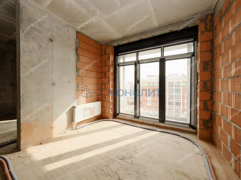 однокомнатная квартира в новостройке на Октябрьской улице дом 21