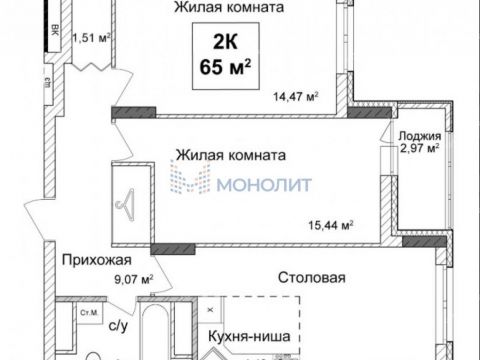 2-komnatnaya-ul-vaneeva-d-40a фото