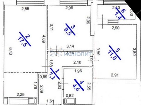 2-komnatnaya-ul-rodionova-d-178 фото