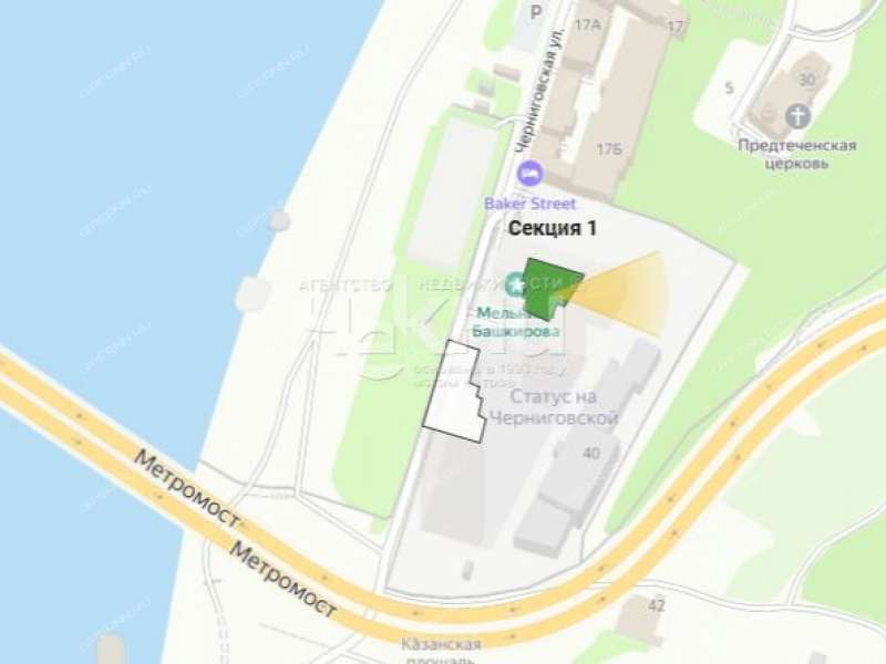 двухкомнатная квартира в новостройке на Черниговской улице