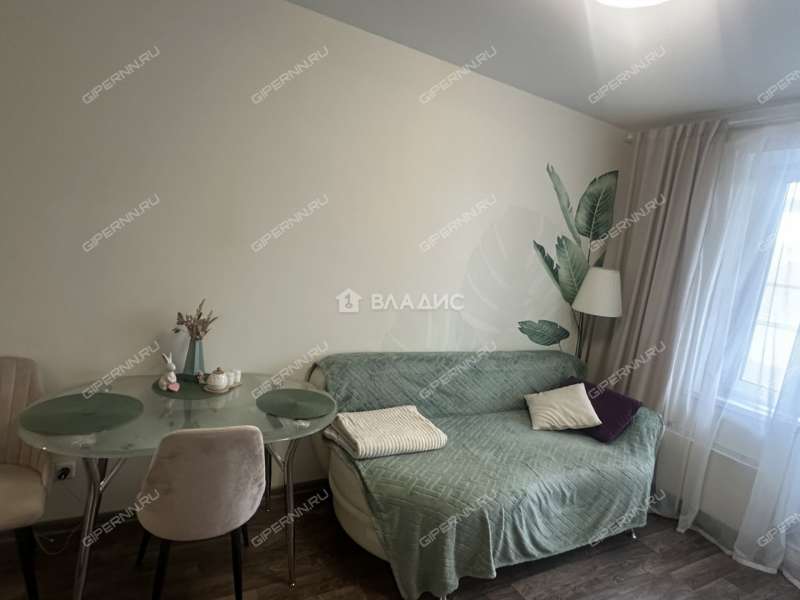 однокомнатная квартира на Республиканской улице дом 43 к6