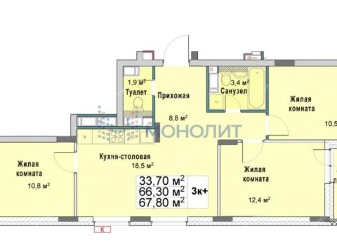 3-komnatnaya-ul-udarnaya-1 фото