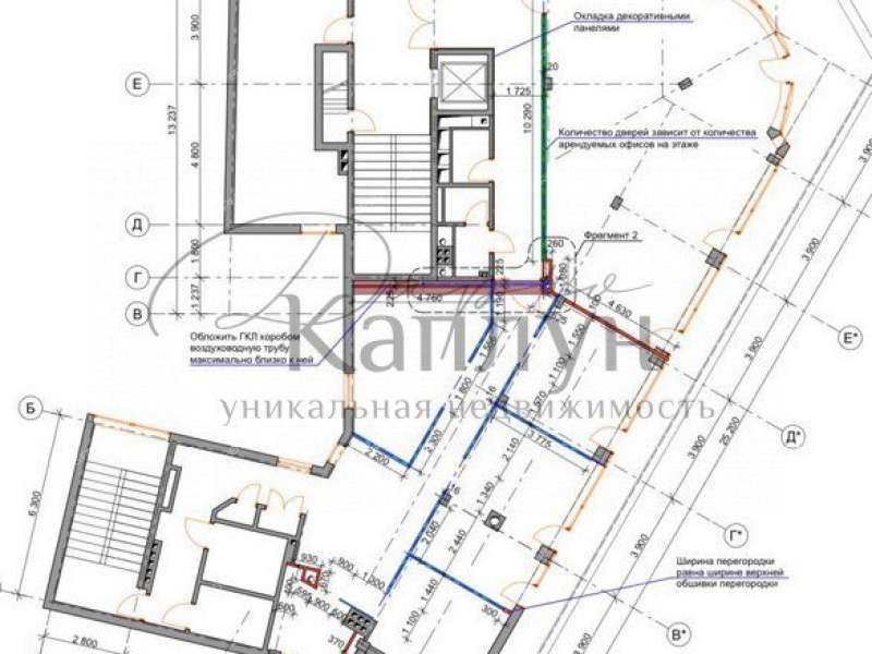 помещение под офис на улице Пискунова