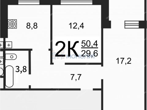 2-komnatnaya-ul-germana-lopatina-d-6 фото