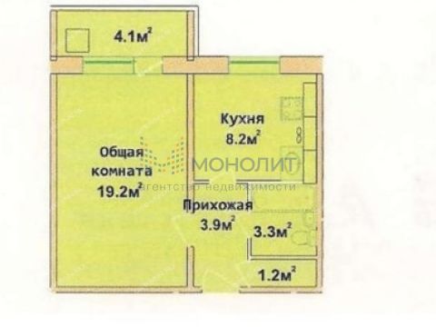 1-komnatnaya-ul-kosmonavta-komarova-d-2-k2 фото