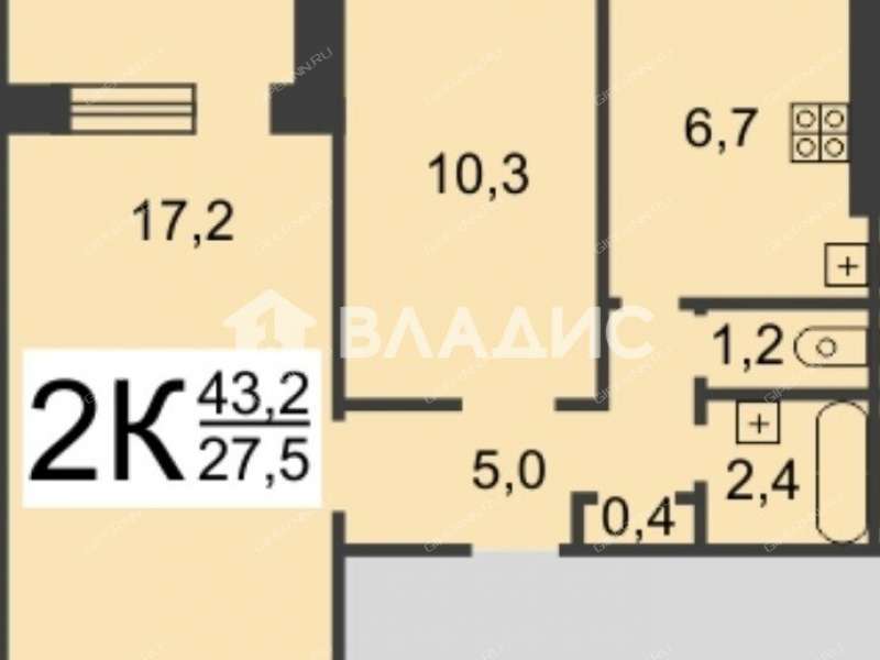 двухкомнатная квартира на Норвежской улице дом 4