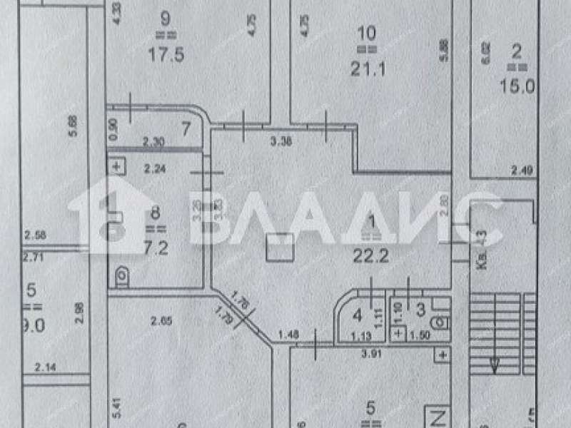 трёхкомнатная квартира на Казанском шоссе дом 16