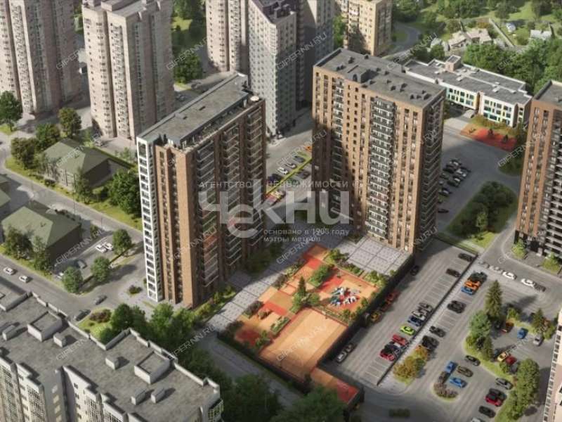 двухкомнатная квартира в новостройке на 2-й Оранжерейной улице