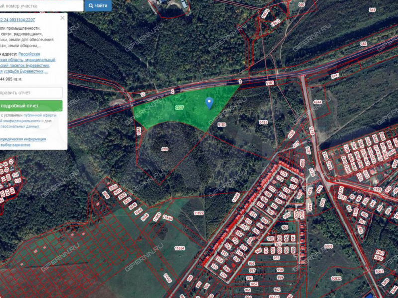 земельный участок под коммерческое использование в Богородском районе Нижегородской области