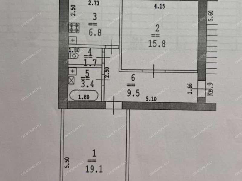 двухкомнатная квартира на Сормовском шоссе дом 2